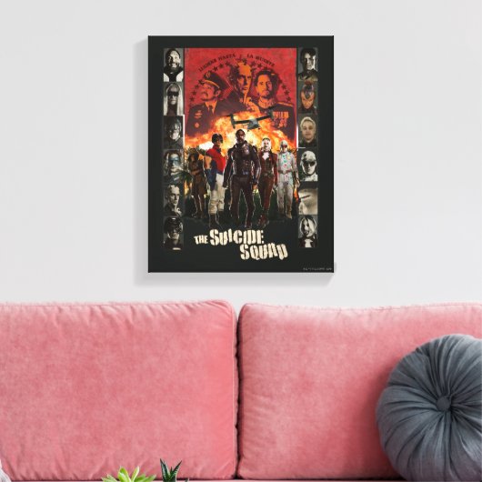 Het Zelfmoordplein | Expositionering van het teken Canvas Afdruk (Insitu (Woonkamer))