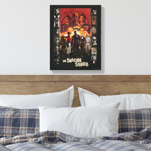 Het Zelfmoordplein | Expositionering van het teken Canvas Afdruk (Insitu (Slaapkamer))