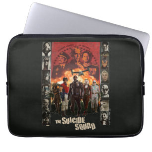 Het Zelfmoordplein Expositionering van het teken Laptop Sleeve