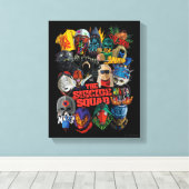 Het Zelfmoordplein | Gestormde Avatars Canvas Afdruk (Insitu (Houten vloer))