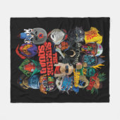 Het Zelfmoordplein | Gestormde Avatars Fleece Deken (Voorkant (Horizontaal))