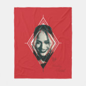 Het Zelfmoordplein | Harley Quinn Diamond Target Fleece Deken (Voorkant)