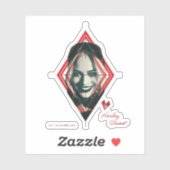 Het Zelfmoordplein | Harley Quinn Diamond Target Sticker (Vel)