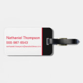 Het Zelfmoordplein | Harley Quinn en Green Ferns Bagagelabel (Achterkant horizontaal)