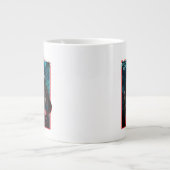 Het Zelfmoordplein | Harley Quinn en Green Ferns Extra Grote Beker (Voorkant)