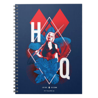 Het Zelfmoordplein | Harley Quinn Fern & Diamonds Notitieboek