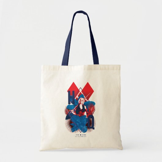 Het Zelfmoordplein | Harley Quinn Fern & Diamonds Tote Bag (Voorkant)