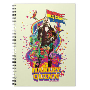 Het Zelfmoordplein   Harley Quinn Flowers & Rainbo Notitieboek