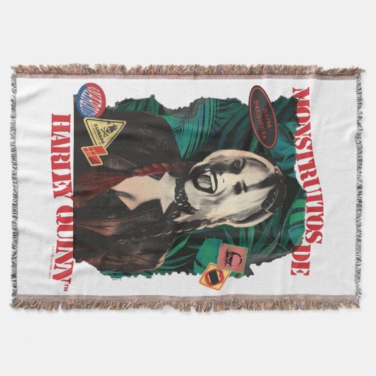 Het Zelfmoordplein | Harley Quinn Winking Deken (Voorkant)