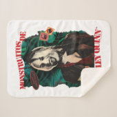 Het Zelfmoordplein | Harley Quinn Winking Sherpa Deken (Voorkant (horizontaal))