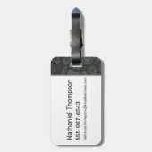 Het Zelfmoordplein | Pictogrampatroon tekens Bagagelabel (Achterkant verticaal)