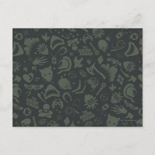 Het Zelfmoordplein   Pictogrampatroon tekens Briefkaart