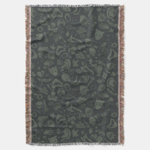 Het Zelfmoordplein Pictogrampatroon tekens Deken