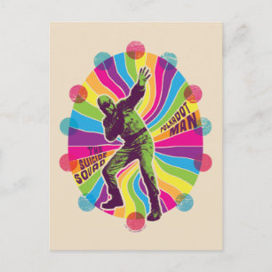 Het Zelfmoordplein Polka-Dot Man Psychedelic Briefkaart