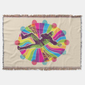 Het Zelfmoordplein | Polka-Dot Man Psychedelic Deken (Voorkant)