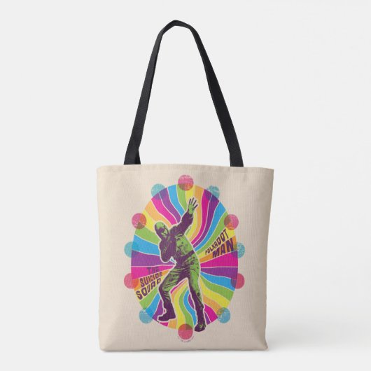 Het Zelfmoordplein | Polka-Dot Man Psychedelic Draagtas (Achterkant)