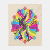Het Zelfmoordplein | Polka-Dot Man Psychedelic Fleece Deken (Voorkant)