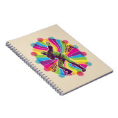 Het Zelfmoordplein | Polka-Dot Man Psychedelic Notitieboek (Rechterzijde)