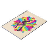 Het Zelfmoordplein | Polka-Dot Man Psychedelic Notitieboek (Linkerzijde)