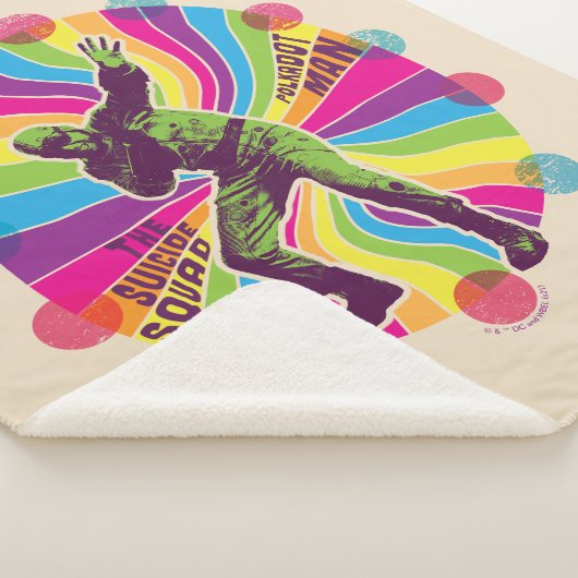 Het Zelfmoordplein | Polka-Dot Man Psychedelic Sherpa Deken (3/4)