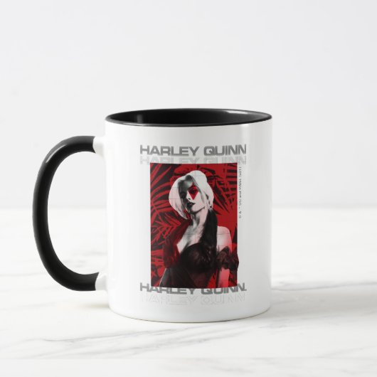 Het Zelfmoordplein | Portret Harley Quinn Red Fern Mok (Links)