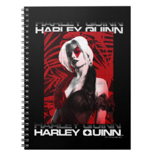 Het Zelfmoordplein Portret Harley Quinn Red Fern Notitieboek