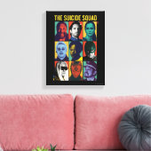 Het Zelfmoordplein | Retronet met Amanda Waller Canvas Afdruk (Insitu (Woonkamer))