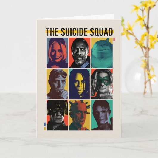 Het Zelfmoordplein | Retronet met Harley Quinn Kaart (Gele Bloem)