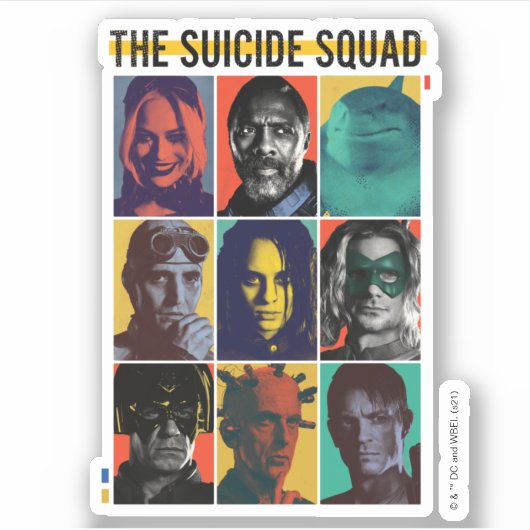 Het Zelfmoordplein | Retronet met Harley Quinn Sticker (Voorkant)