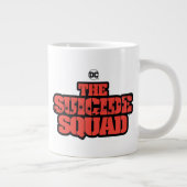 Het Zelfmoordplein | Rode en zwarte Logo Extra Grote Beker (Rechts)