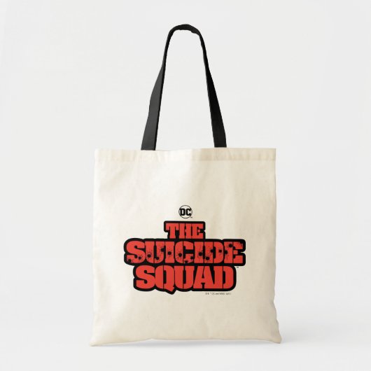 Het Zelfmoordplein | Rode en zwarte Logo Tote Bag (Voorkant)