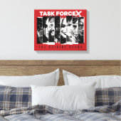 Het Zelfmoordplein | Task Force X Canvas Afdruk (Insitu (Slaapkamer))