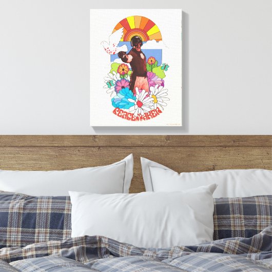 Het Zelfmoordplein | Vreemdelingenbloemen en zonne Canvas Afdruk (Insitu (Slaapkamer))