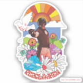 Het Zelfmoordplein | Vreemdelingenbloemen en zonne Sticker (Voorkant)