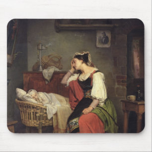 Het zieke kind muismat