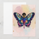 Het Zielvolle Vlinder Effect Kaart (Voorkant / Achterkant)
