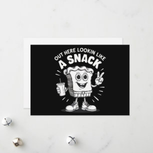 Het ziet eruit als een snack kerstboom taart feestdagenkaart