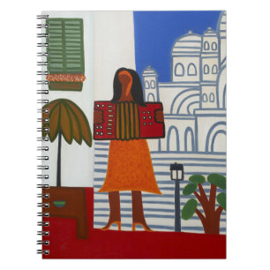 Het zigeunermeisje voor Sacre Coeur 2006 Notitieboek