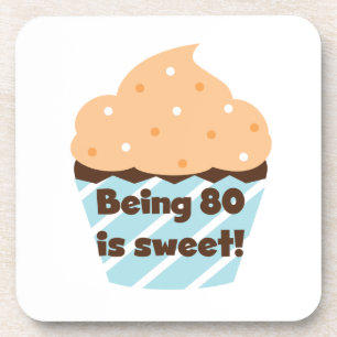 Het zijn 80 is Sweet Birthday T-shirts en Gifts Onderzetter