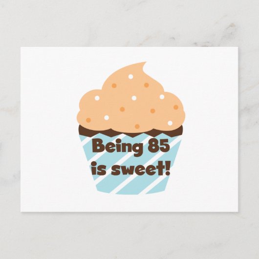 Het zijn 85 is Sweet Birthday T-shirts en Gifts Briefkaart (Voorkant)