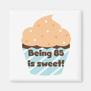 Het zijn 85 is Sweet Birthday T-shirts en Gifts Magneet