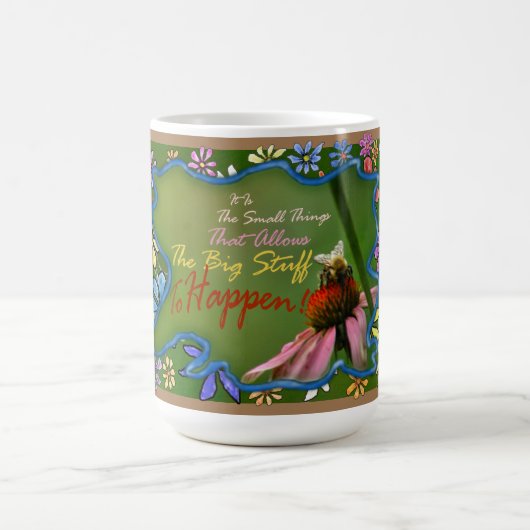 Het zijn de kleine dingen magische mok (Midden)
