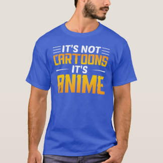 Het zijn geen cartoons, het is een anime-jongen t-shirt