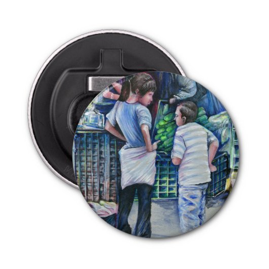 Het zijn geen meisjes, het zijn vrouwen button flesopener (Voorkant)