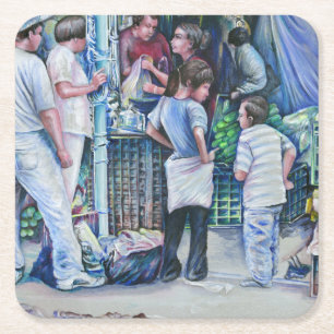 Het zijn geen meisjes, het zijn vrouwen vierkante kartonnen onderzetter