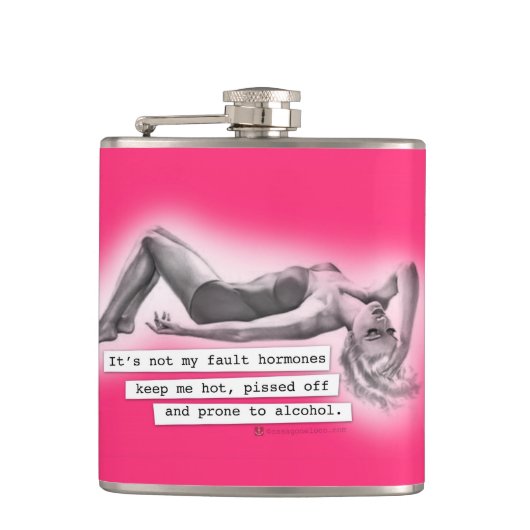 Het zijn niet mijn fouten. heupfles (Voorkant)