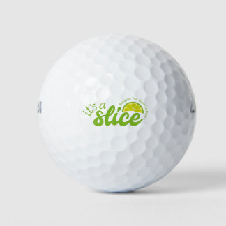 Het zijn slice golfballen