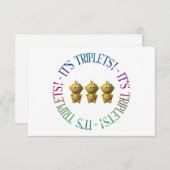 Het zijn triplets. (Voorkant / Achterkant)