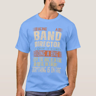 Het zijn van een bandleider is makkelijk Het is al T-shirt
