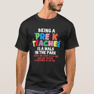 Het zijn van een Pre K-leraar is een wandeling in T-shirt